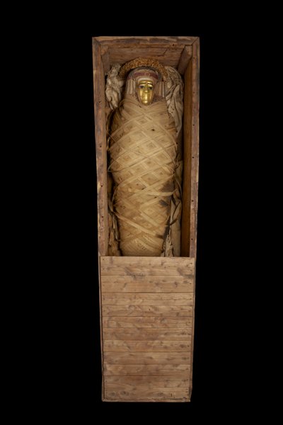来自Hawara的棺材里的木乃伊 作者 Egyptian Ptolemaic Period