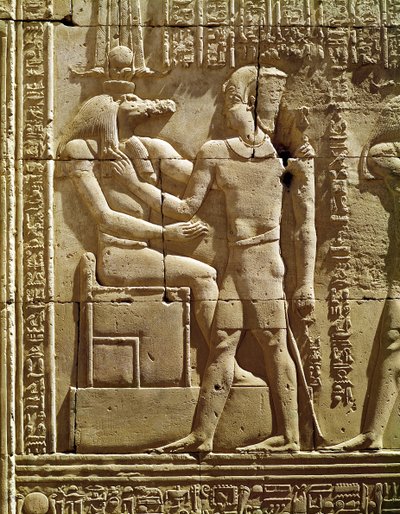 Sobek和Ptolemy VI Philometor的救济（公元前180-45） 作者 Egyptian Ptolemaic Period