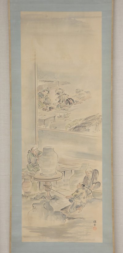 制作陶瓷，19世纪上半叶。 作者 荣乐诚
