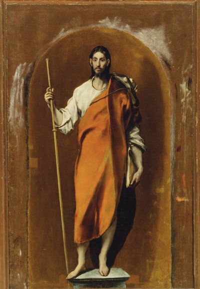 圣雅各布，使徒和朝圣者（布面油画） 作者 El (1541 1614) 格雷科