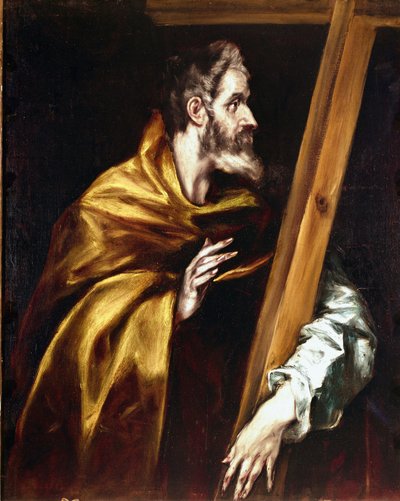 Apostolate of the Cathedrale of Toledo: The Apotre Saint Philip. Painting by Domenikos Theotokopoulos dit El Greco (1540-1614) 作者 埃尔·格列柯