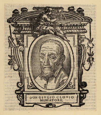 Portrait of Giorgio Giulio Clovio, illuminator, miniaturist, and painter born in Croatia, active in Renaissance Italy 作者 埃尔多梅尼科（后）格列柯