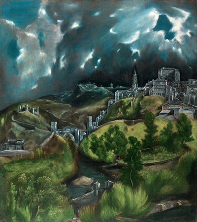 托莱多的视图 作者 El Greco