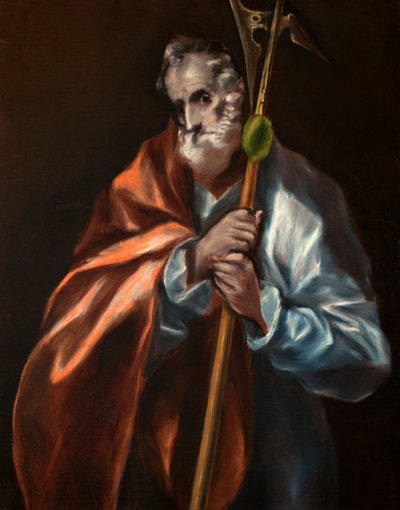 西班牙语：San Judas Tadeo 使徒圣塔狄奥（犹大） 作者 埃尔·格列柯