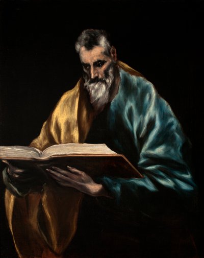 西班牙语：Simon el Zelote 使徒圣西蒙 作者 埃尔·格列柯