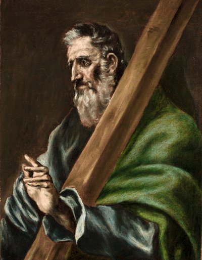 使徒圣安德鲁，c.1600 作者 El Greco