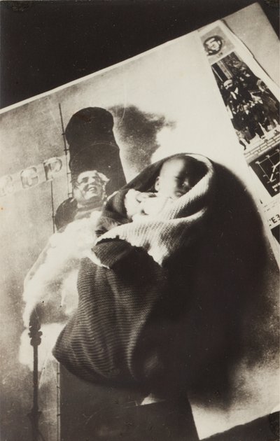 艺术家儿子的出生公告，1930年。 作者 埃利泽马科维奇利西茨基