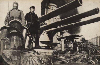 红军。插图来自苏联建立社会主义，1933年。 作者 埃利泽马科维奇利西茨基