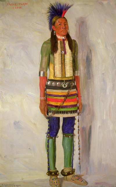 鹰爪（布面油画） 作者 埃尔布里奇·艾尔·伯班克