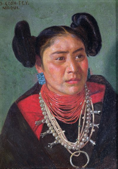O-koon-sey （木板油画） 作者 埃尔布里奇·艾尔·伯班克