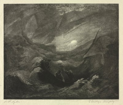飞翔的荷兰人》，1887年。 作者 Elbridge Kingsley