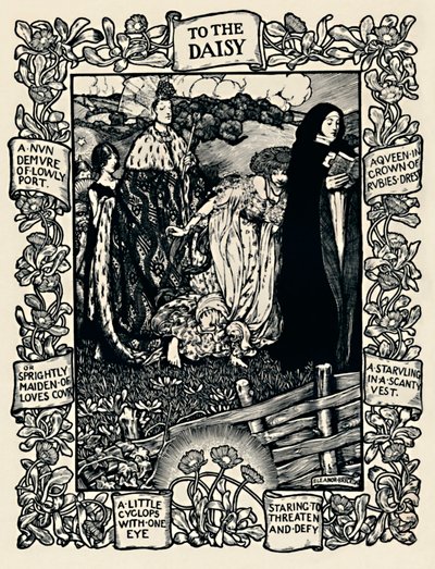 华兹华斯·黛西的诗歌插图，1923年第2期 作者 埃莉诺 Fortescue-Brickdale