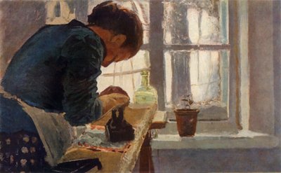 洗衣女工》，19世纪末，1965年。 作者 埃琳娜·德米特里耶夫娜·波列诺娃
