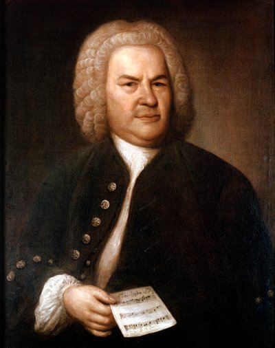 约翰·塞巴斯蒂安·巴赫（Johann Sebastian Bach）1685-1750年，德国作曲家和管风琴家，1746年。 作者 埃里亚斯·戈特蒂布·豪斯曼