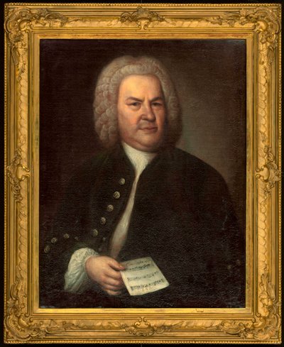 Portrait of Johann Sebastian Bach 作者 埃里亚斯·戈特蒂布·豪斯曼