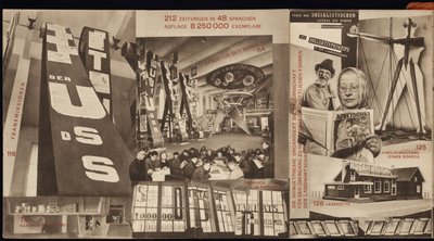 苏联。 1928年科隆国际新闻展览会上苏联馆的目录 作者 埃利泽马科维奇利西茨基