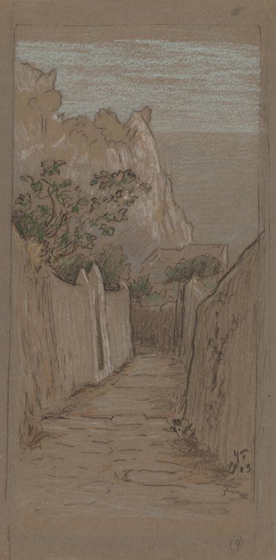 卡普里，1913年。 作者 伊莱休·维德