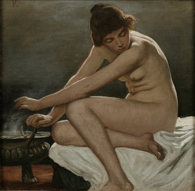 研究巫婆La Strega 作者 Elihu Vedder