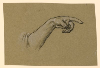 将左手、手腕、前臂指向袖子开端 作者 伊莱休·维德