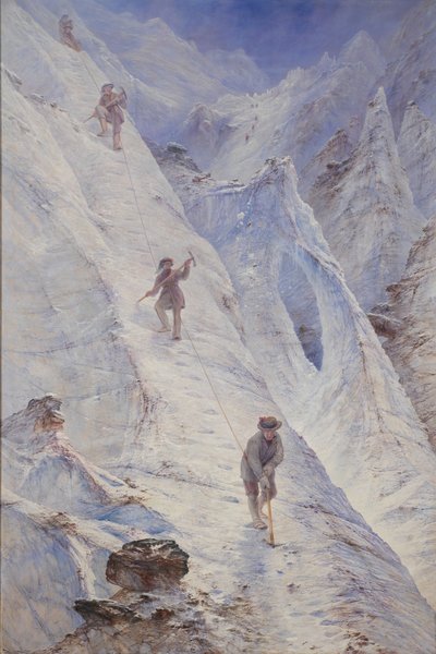 阿尔卑斯山攀登者，1869年。 作者 伊利亚·沃尔顿