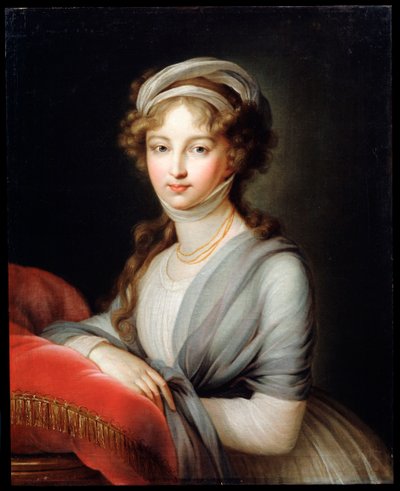 伊丽莎白女王亚历山大·阿列克谢耶夫娜的肖像，c1795 作者 伊丽莎白·路易丝·维吉·勒布朗