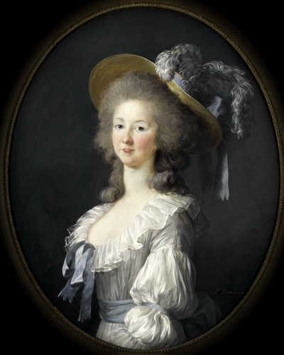 萨沃伊夫人玛丽·路易丝的肖像1749-1792年，兰伯勒公主 作者 伊丽莎白·路易丝·维吉·勒布朗