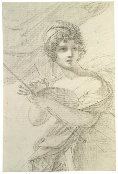 自画像，c1800 作者 伊丽莎白·路易丝·维吉·勒布朗
