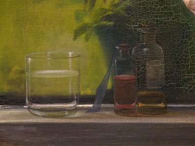 一名受伤的丹麦士兵》，细节 作者 伊丽莎白·玛丽亚·安娜（Elisabeth Maria Anna）Jerichau Baumann