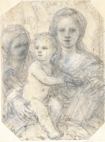 圣母与圣婴 作者 伊丽莎白·赛拉妮（Elisabetta Sirani）