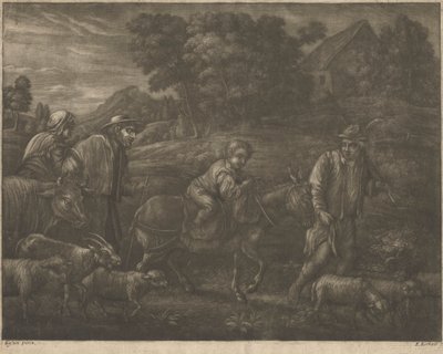 Flight into Egypt   1435344   zh       chinese Successfully Translated  Original: Vijf stadia van een kikker Rana/ Ranocchia (title on object) Dieren en fabelwezens (series title) Nova raccolta de li animali piu curiosi del mondo (series title) Translat: V 作者 伊丽莎·科卡尔