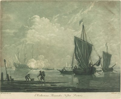 来自亚历山大-尼斯比特收藏的航运场景，1720年代。 作者 伊丽莎·科卡尔
