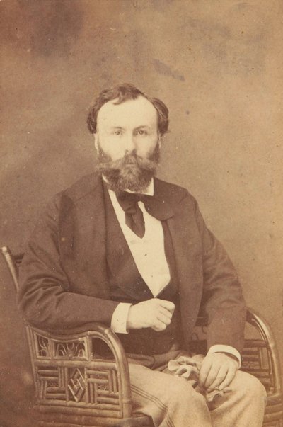 古斯塔夫-莫罗的肖像 1826-1898年，1874年。 作者 伊丽莎·德·罗米利
