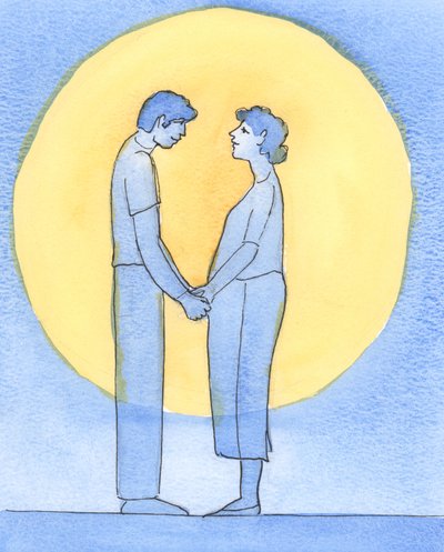 一对彼此相爱并真正爱上帝的已婚夫妇想履行他的遗嘱，2002年（纸上写真） 作者 伊丽莎白王