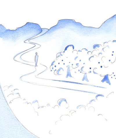 在属灵生活的高山之中，是一座肥沃的山谷：上帝的花园。 “这是伊甸园”，2002年（带纸的w - c） 作者 伊丽莎白王
