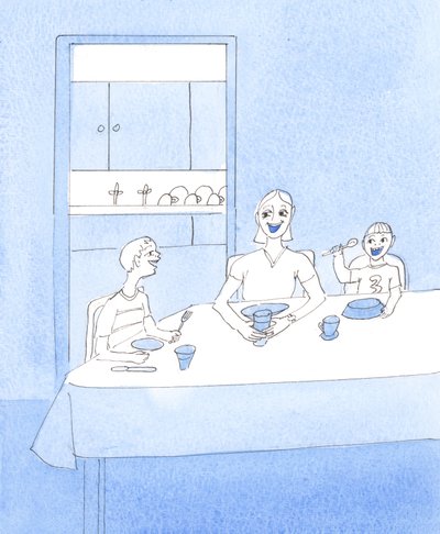 基督渴望--如果可能的话--看到更多的母亲在家照顾孩子，为家人做好吃的饭菜，而不是把孩子交给别人吃喝玩乐（除非绝对有必要），2005 年（观看了 "母亲 "节目）。 作者 伊丽莎白王