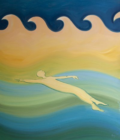 即使风暴围绕我们，我们也可以在祷告中安息在基督里，2000年（船上有油） 作者 伊丽莎白王
