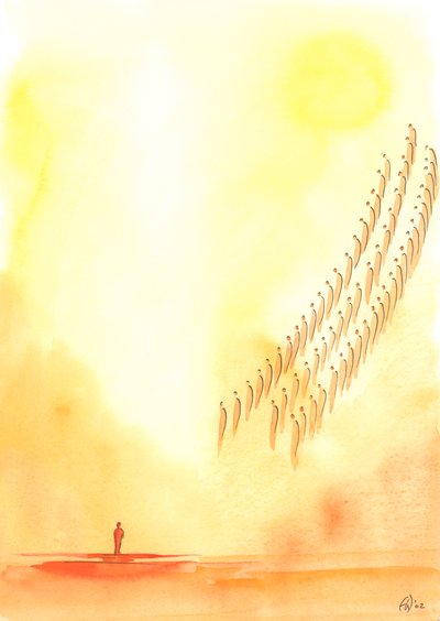 每次我们祈祷“圣洁，圣洁，圣洁的主”时，我们都会与在2003年“天堂”中表达同样赞美的圣徒和天使一同表达我们的声音（w - c在纸上） 作者 伊丽莎白王