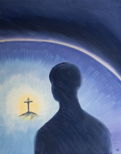 当基督为实现他拯救罪人的计划而遭受痛苦时，父神敬爱和钦佩，2003年（船上供油） 作者 伊丽莎白王