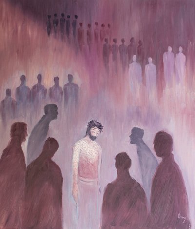 如果我们的心充满痛苦和怨恨，那么当基督在圣餐中来到我们身边时，他的感觉就像他在2002年《圣餐》中所做的一样（船上有油） 作者 伊丽莎白王