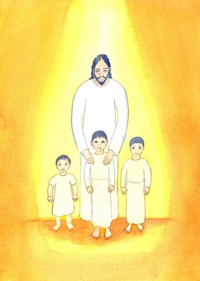 一个男人在脖子上放一块磨石要好过伤害一个小孩子，2001年（纸上写有），这会更好。 作者 伊丽莎白王