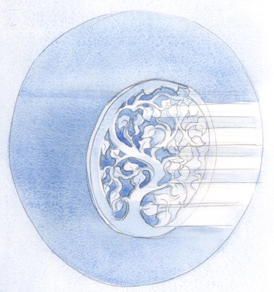 就像可以通过添加的物质修复破损的设计（在金板上）一样，我们的祈祷也可以通过与基督的祈祷（2000年在纸上写成）结合而变得完美。 作者 伊丽莎白王