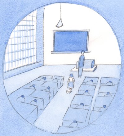 就像学校的女主人高兴地接受礼节性的问候一样，基督也珍惜了我们崇敬的姿态，2002年（纸上写有w - c） 作者 伊丽莎白王