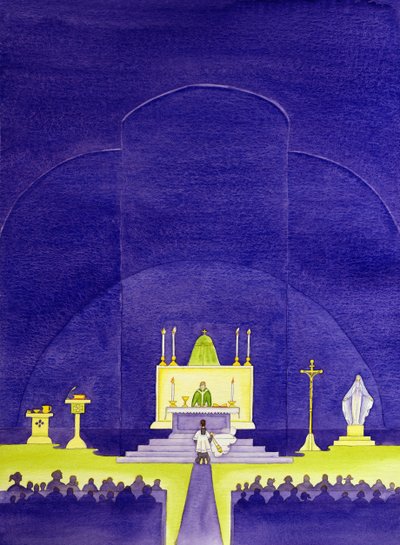 2006年，我们的教堂是奉献祈祷和敬拜的圣地（纸上写有w - c） 作者 伊丽莎白王