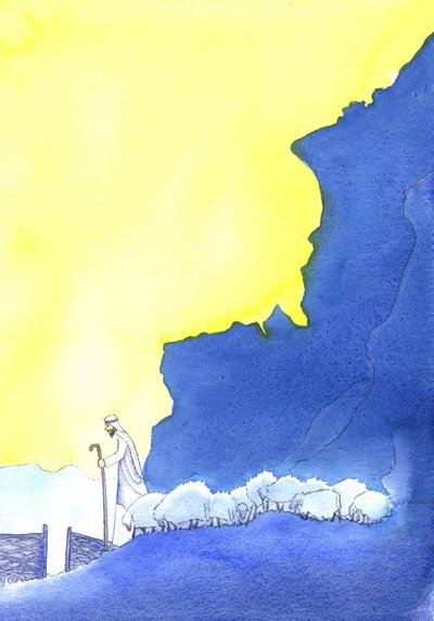 《好牧羊人》，2001年（带纸） 作者 伊丽莎白王