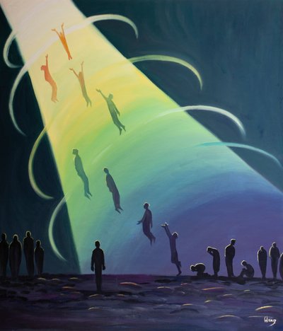 炼狱的灵魂一旦能够承受神的荣耀，就被吸引到上帝的幸福中，2001年（船上的油） 作者 伊丽莎白王