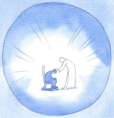 虽然是神，但基督是真正的人，他很高兴安慰我们，他的关系，立即回应我们的诚恳祈祷，2002年（纸上写有w - c） 作者 伊丽莎白王