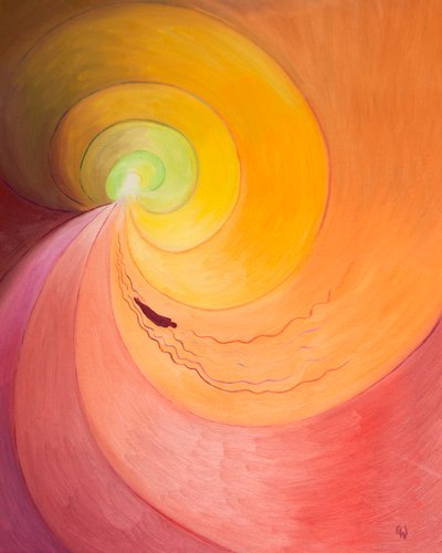 通过祈祷和感激，我们被带入了上帝的生命，2002年（船上的油） 作者 伊丽莎白王