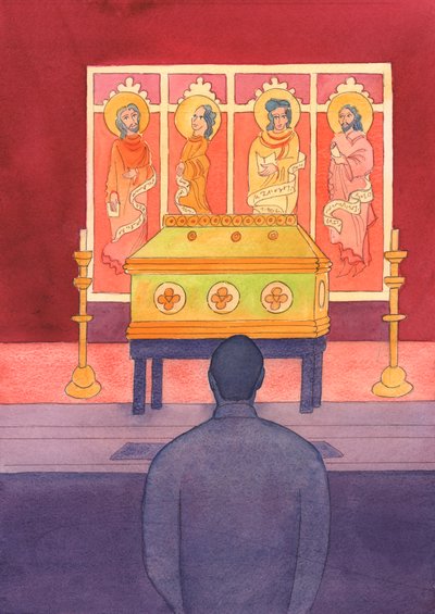 我们与死去的圣徒有活泼的关系，所以我们应该与他们交谈，2003年（纸上写有w - c） 作者 伊丽莎白王