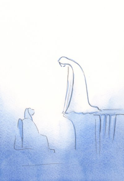 当我请求夫人的帮助时，她听到我的声音，2002年（纸上写有w - c） 作者 伊丽莎白王