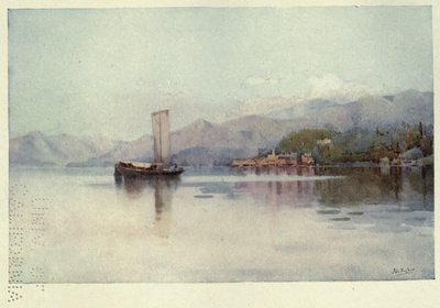 贝拉吉奥，科莫湖，理查德·巴戈特《意大利湖泊》插图 作者 Ella Du Cane